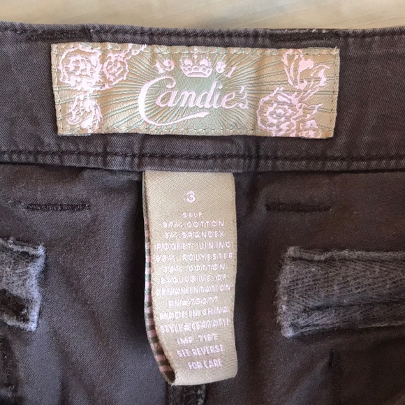 Candies brand brown capris - Picture 2 of 3